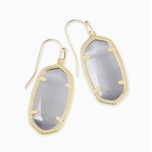 Kendra Scott Dani Gold Earrings in Slate
